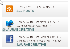 laurabcreative.com sidebar image