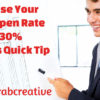Increase Your Open Rate by 30% with this Quick Tip QuickSendTwitter