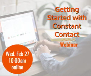 Webinar: Getting Started with Constant Contact @ online webinar | McLean | Virginia | United States