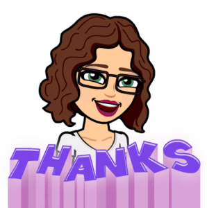 Thank You Bitmoji