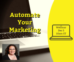 Webinar: Automate Your Marketing @ online