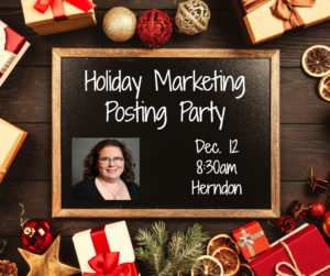 Holiday Marketing Posting Party @ Pinot's Palette | Herndon | Virginia | United States