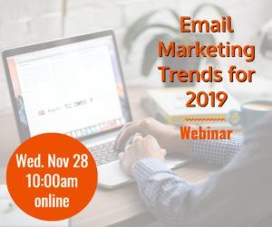 Webinar: Email Marketing Trends for 2019 @ online | Herndon | Virginia | United States