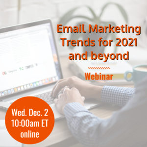 Webinar: Email Marketing Trends for 2021 and beyond @ online | Herndon | Virginia | United States